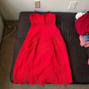 asos red dress